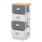 Baxton Studio Calandra ModernOak Brown and Multi-Colored Wood 4-Drawer Storage Unit 199-12248-ZORO - alternate 9